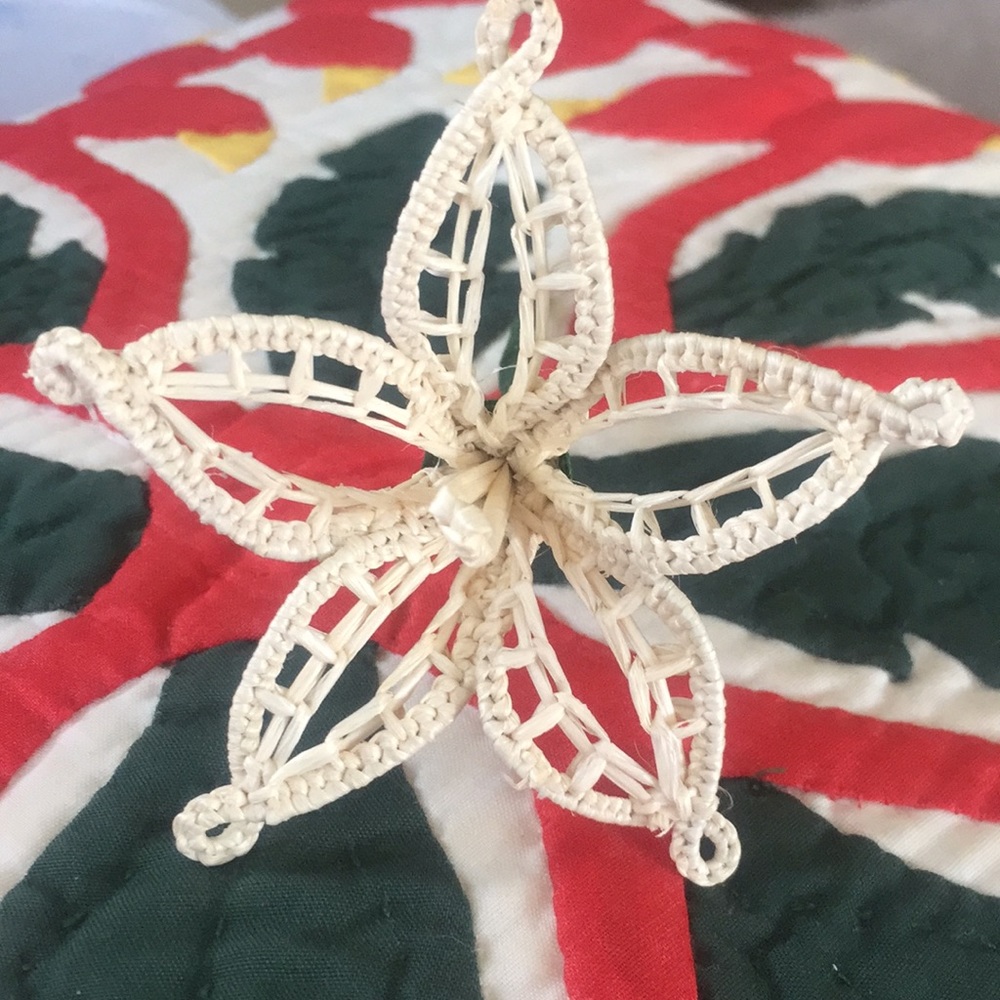 Woven flower